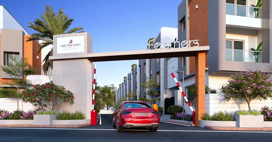 Gated entrance with security – ATH Feathers villas, Kundrathur, Chennai