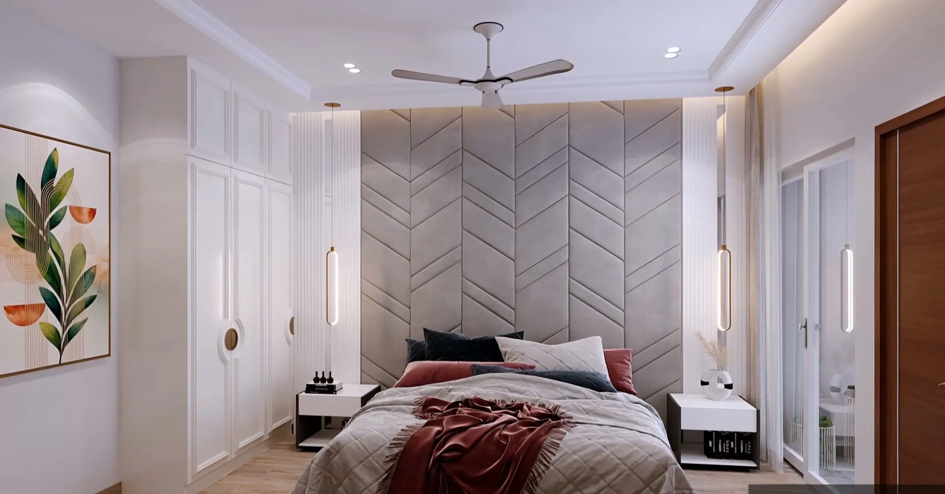 Master Bedroom interior at ATH Feathers
