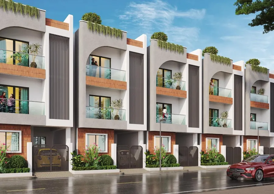 Terrace gardens and balconies – ATH Feathers villas, Kundrathur, Chennai